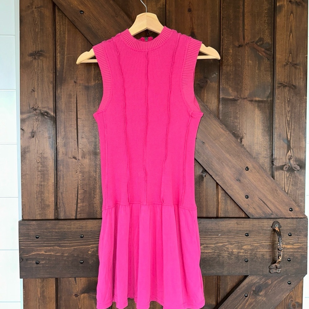 Anthropologie Daily Practice Buzzer Beater Sleeveless Mini Dress Sz XXS NWT - Picture 5 of 7